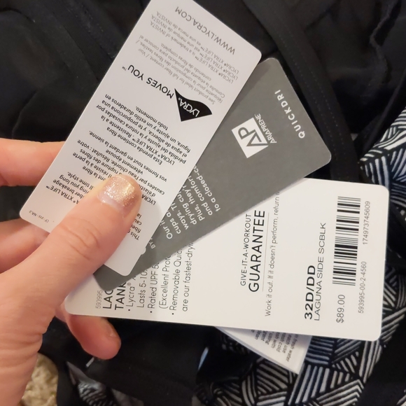 NWT, women's Athleta Laguna Side Scrunch Tankini Top - Picture 13 of 13